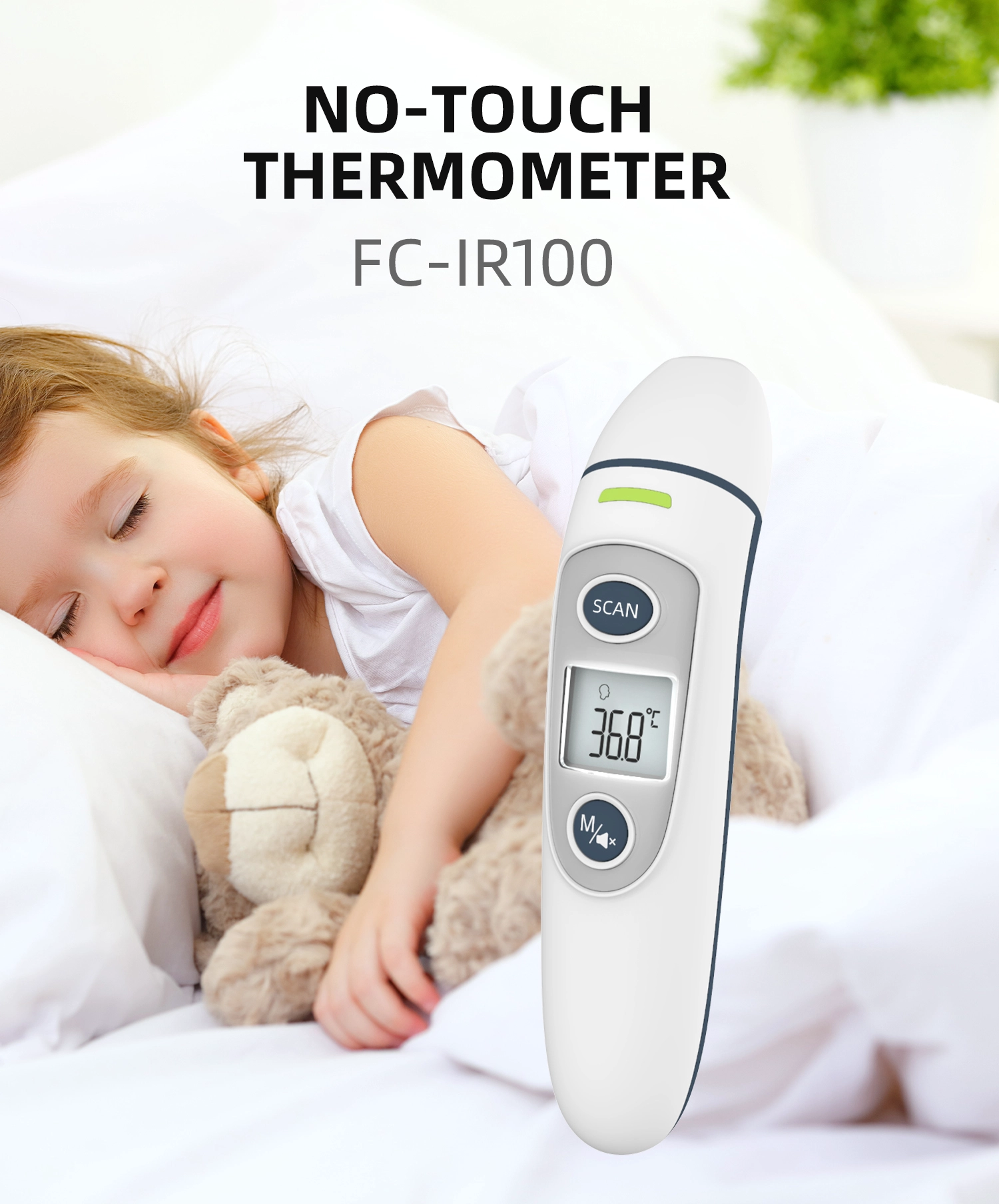 Three-color reminder thermometer,China Digital infrared thermometer, China Thermometer factory,China Digital infrared thermometer manufacturer, China Digital infrared thermometer supplier