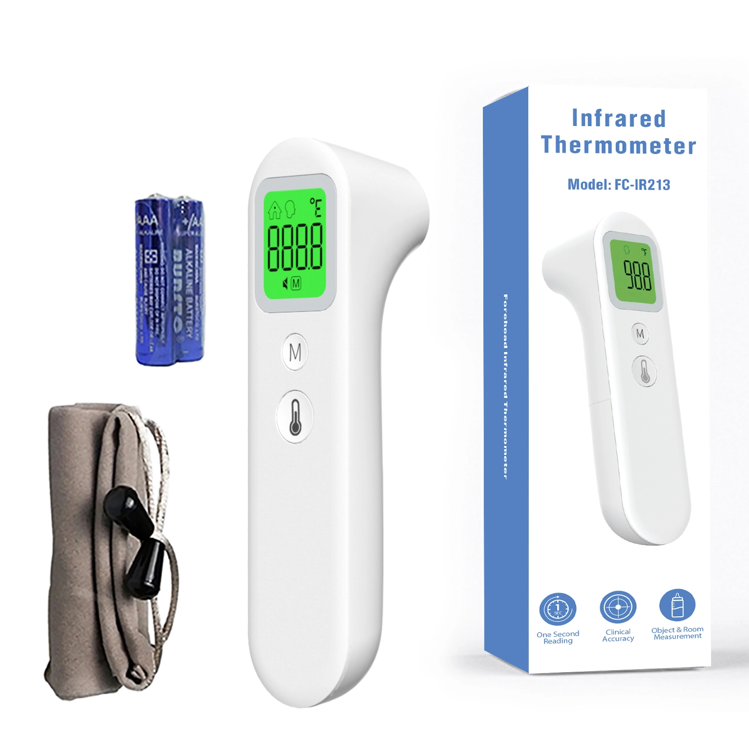 China Forehead Thermometer Factory, China Non Contact Thermometer Factory, Non Contact Thermometer Manufacturer, FC-IR213