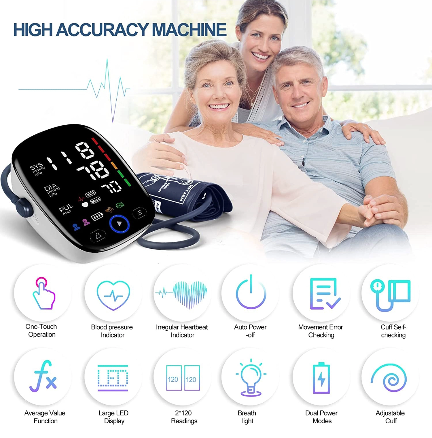 China Arm type Blood Pressure Monitor, Blood Pressure Monitor Factory, Wholesale Automatic BP Monitor, Blood Pressure Monitor For Home, Upper Arm Type Blood Pressure Monitor Factory, Blood Pressure Monitor Manufacturer, Blood Pressure Monitor For Home Use