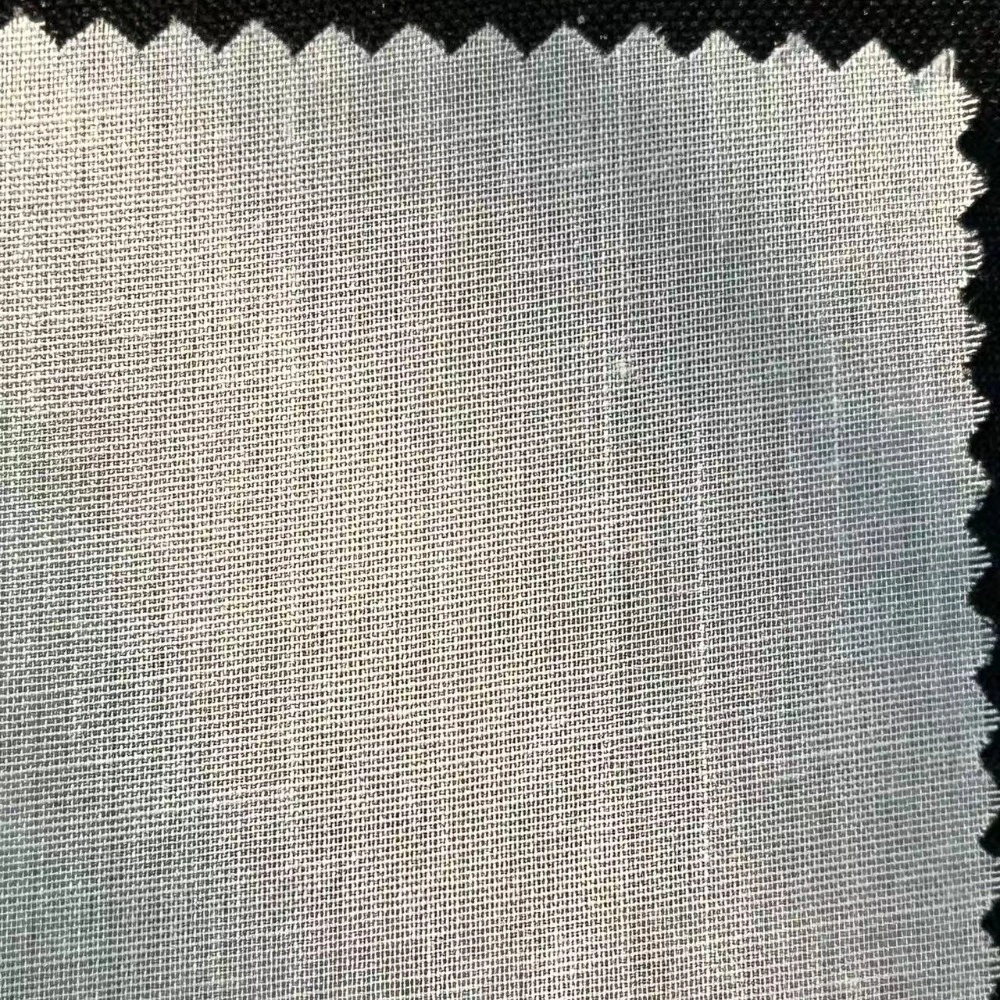 Entretela de camisa de poliéster y algodón