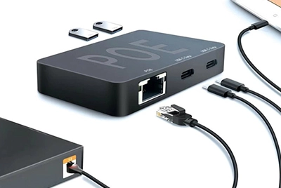 Efficiëntie ontsluiten Multifunctionele USB Type-C PoE HUB voor retail- en POS-apparatuur Efficiëntie ontsluiten Multifunctionele USB Type-C PoE HUB voor retail- en POS-apparatuur