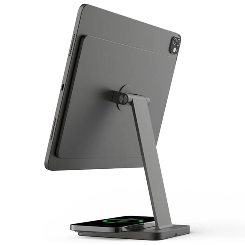 Chine Support de comprimé rotatif à 360 ° avec charge sans fil magnétique 15W - Fournisseur d'usine fabricant