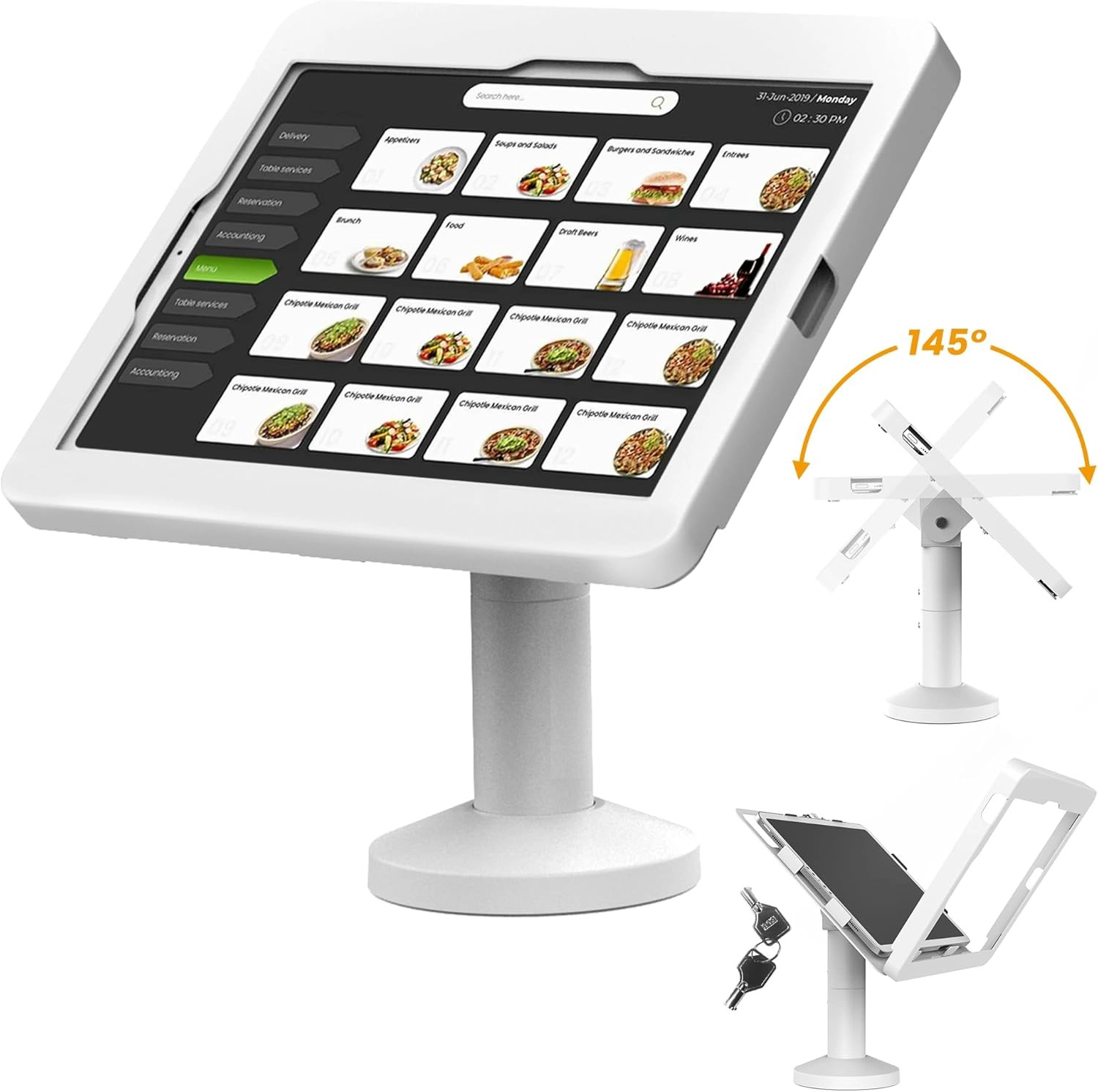 China Tablet-Ständer-Kiosk mit Schloss – kompatibel mit 10,9