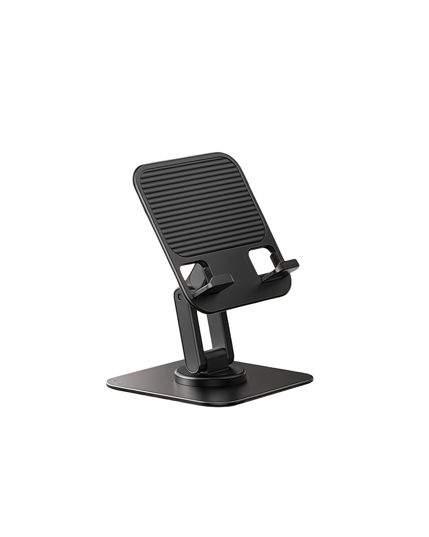 China 360° Rotating Foldable Phone & Tablet Stand for Desk – Adjustable Anti-Slip Desktop Holder for 4.7–13 Inch Devices manufacturer