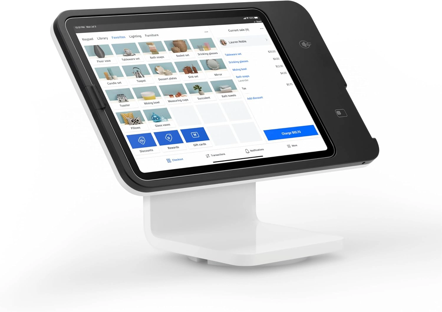 China USB-C iPad POS Stand | Tablet POS Dock with Integrated Payment Solution (OEM/ODM Manufacturer) manufacturer