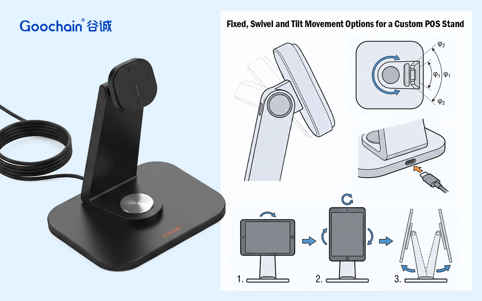 Fixed, Swivel, Tilt or Flip: Choosing Movement for a POS Stand