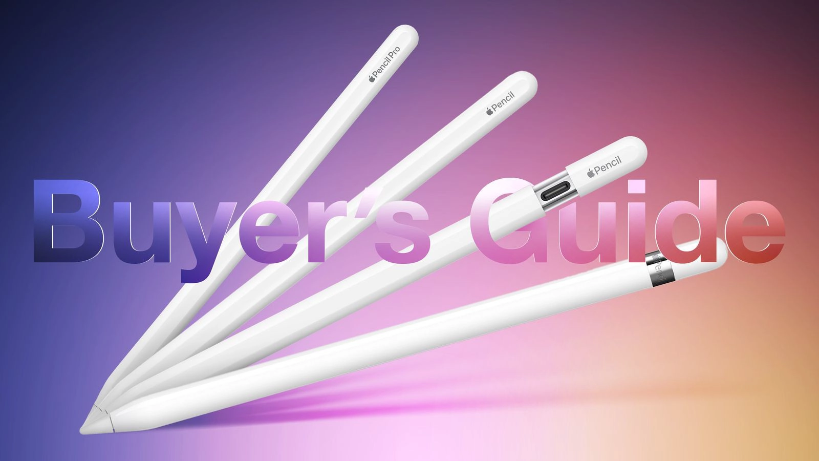 Apple Pencil Lineup Evolution: Three Models Cater to Diverse Professional and Creative Needs Apple Pencil Lineup Evolution: Three Models Cater to Diverse Professional and Creative Needs