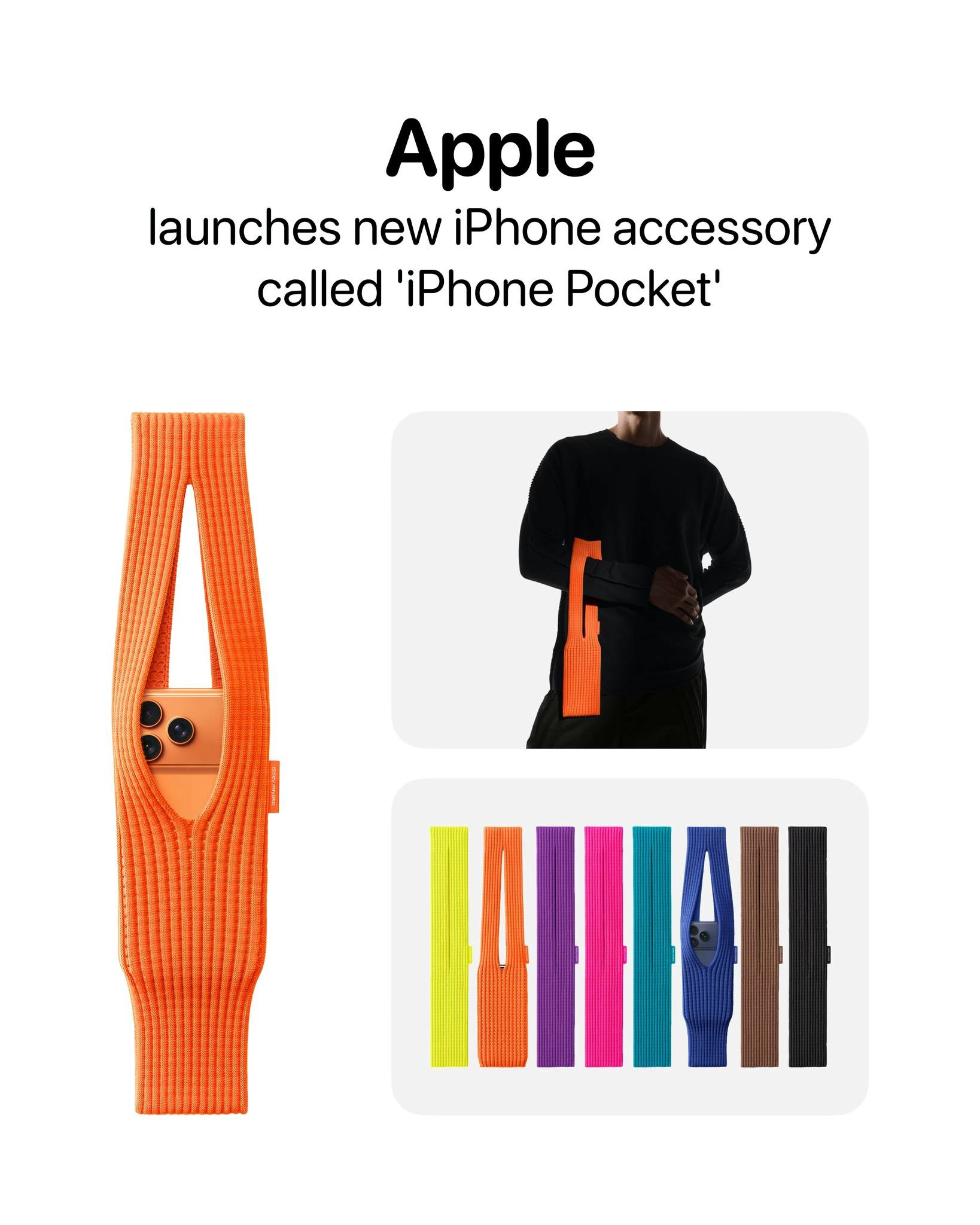 iPhone Pocket Released: Wear Your iPhone in a Wonderful Way iPhone Pocket Released: Wear Your iPhone in a Wonderful Way