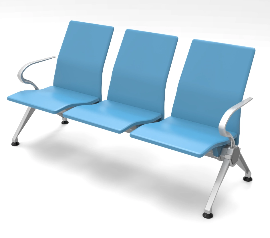 China Airport multi-color waiting chairs LS-S307 manufacturer