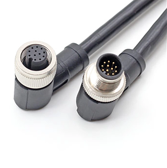 M12 12 pole female open ended cable