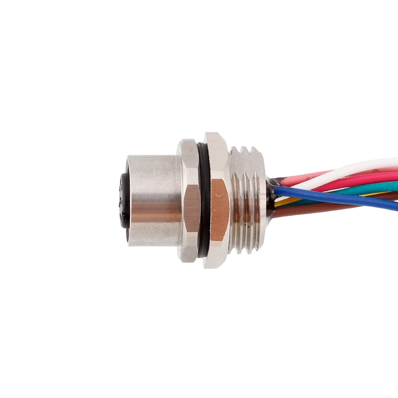 M12 Feminino Feminino 3 4 5 6 8 12 17 PIN SOCKET