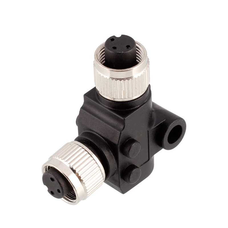 M12 2 3 4 5 6 8 Splitterstecker vom Typ L, männlich, weiblich