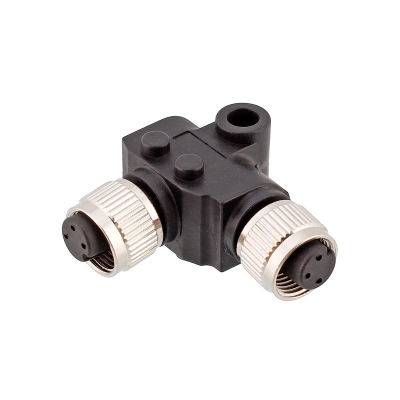 M12 2 3 4 5 6 8 Splitterstecker vom Typ L, männlich, weiblich