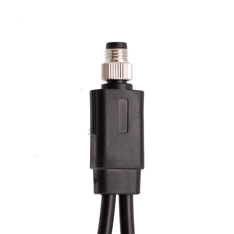 M8 3 4 5 6 8-pin Vrouwelijke Y Splitter-kabel-x-Geslacht: mannelijk of vrouwelijkAantal contacten: 3 4 5 6 8 PINCodering: A / B / D-codeTermination: SolderenOriëntatie: rechte of rechte hoekKabellengte: vanaf het verzoek van de klantBuitenkabelhuls:
