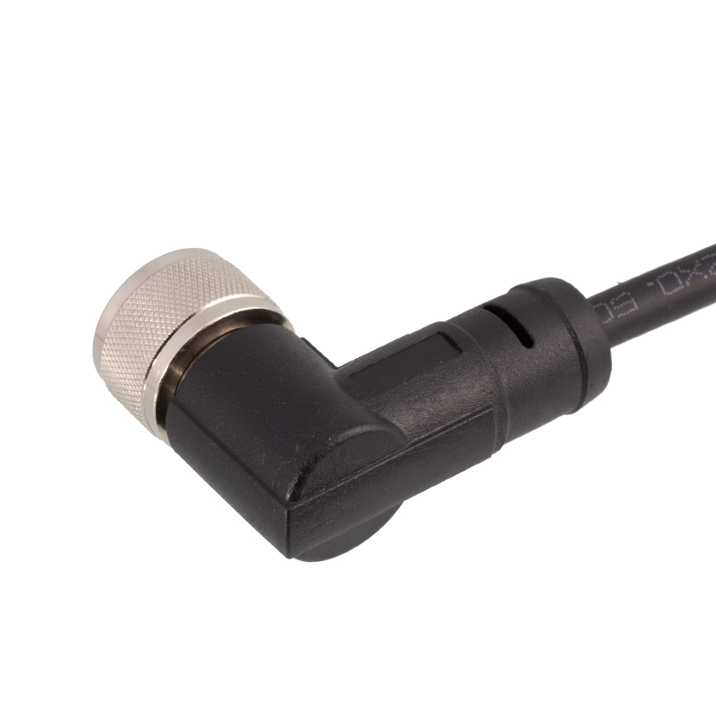 Cavo M16 femmina ad angolo retto in pvc pur