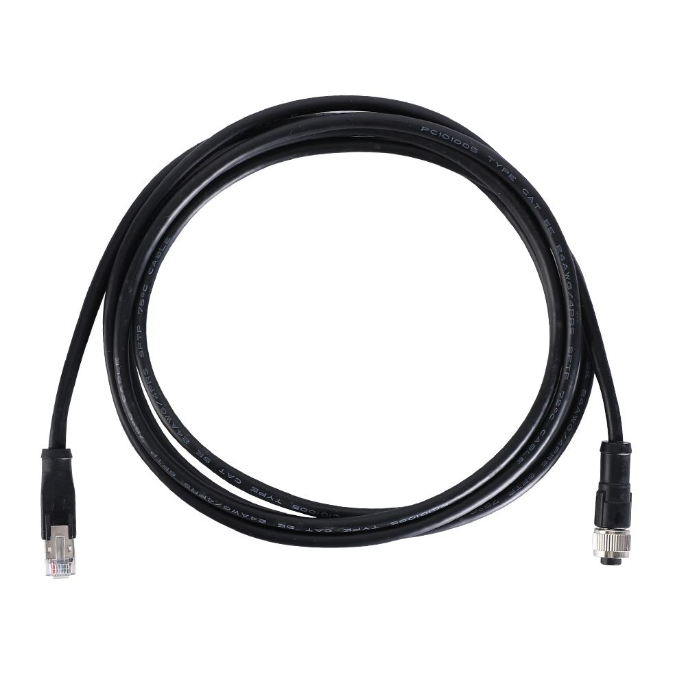M12 to cat5e rj45 ethernet cable