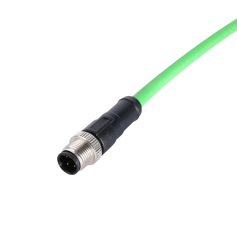 M12 4-polig D-codiert auf RJ45-Profinet-Kabel