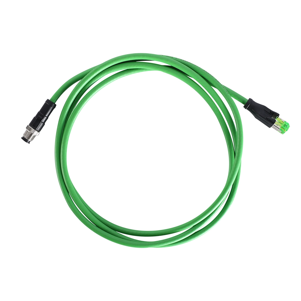 M12 4-polig D-codiert auf RJ45-Profinet-Kabel