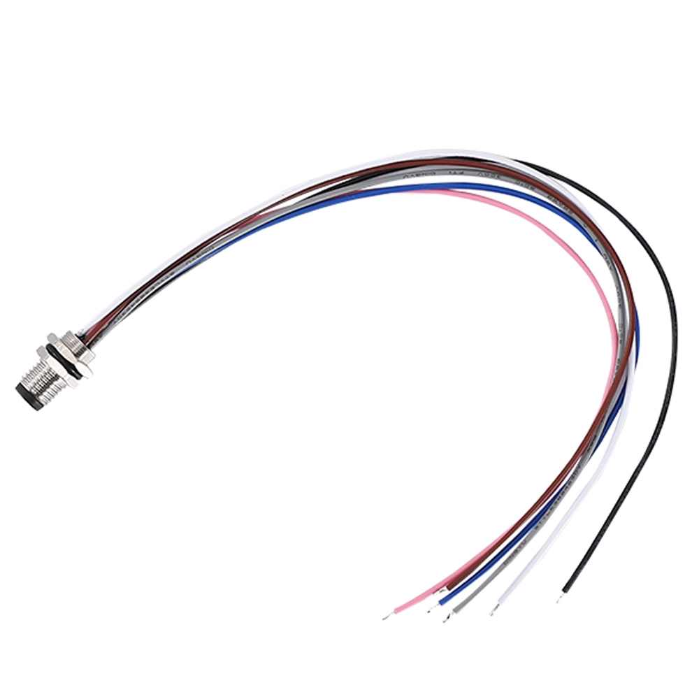 M8 mannelijke kabel voor paneelmontage 0,2 meter