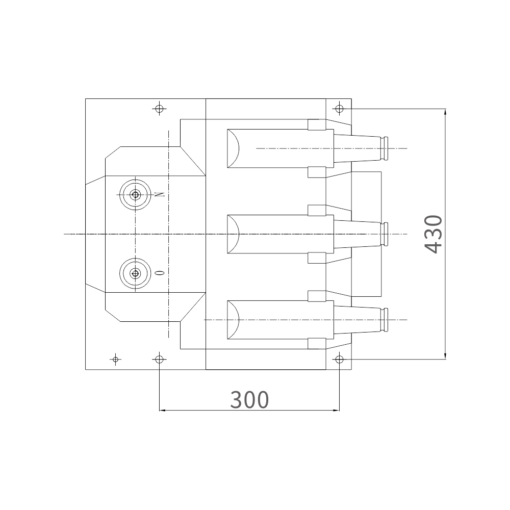 JSZW-10RF Three-phases Five-poles Voltage Transformer for RMU