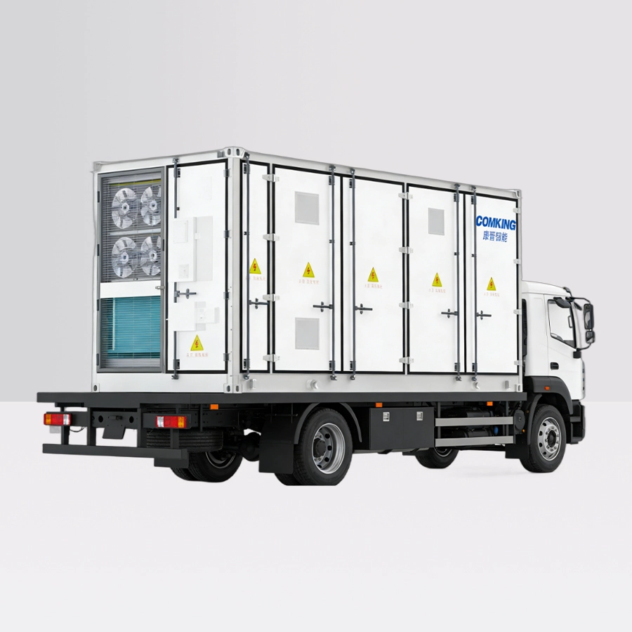 China Large mobile energy storage vehicle 3.132 MWh manufacturer