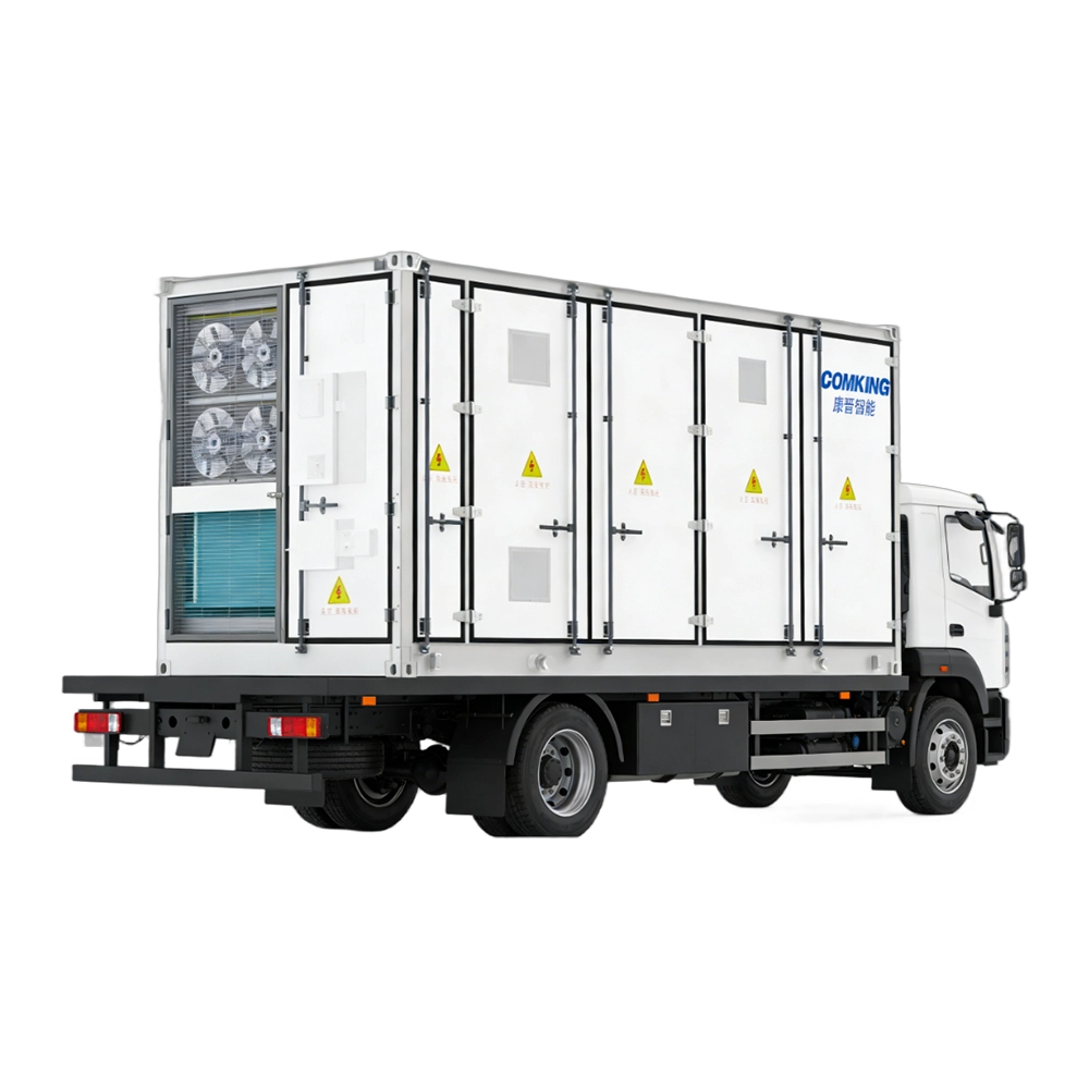 Large mobile energy storage vehicle 3.132 MWh
