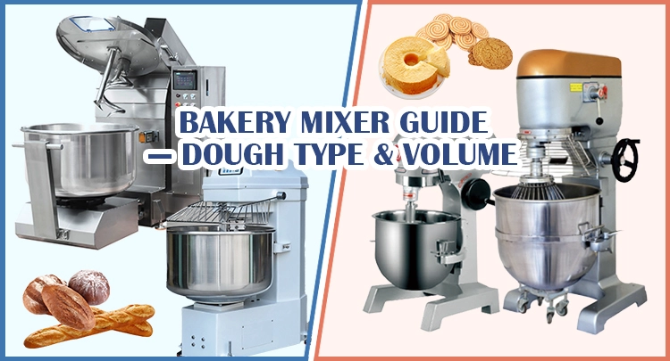 How to Match Your Bakery Mixer to Dough Type and Volume