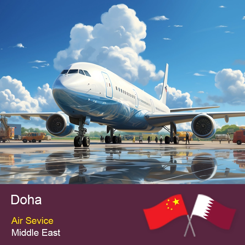 Çin Çin'den Doha'ya Katar Hava Taşımacılığı DDP Kapıdan Kapıya Lojistik Hizmeti Yük taşıyıcısı