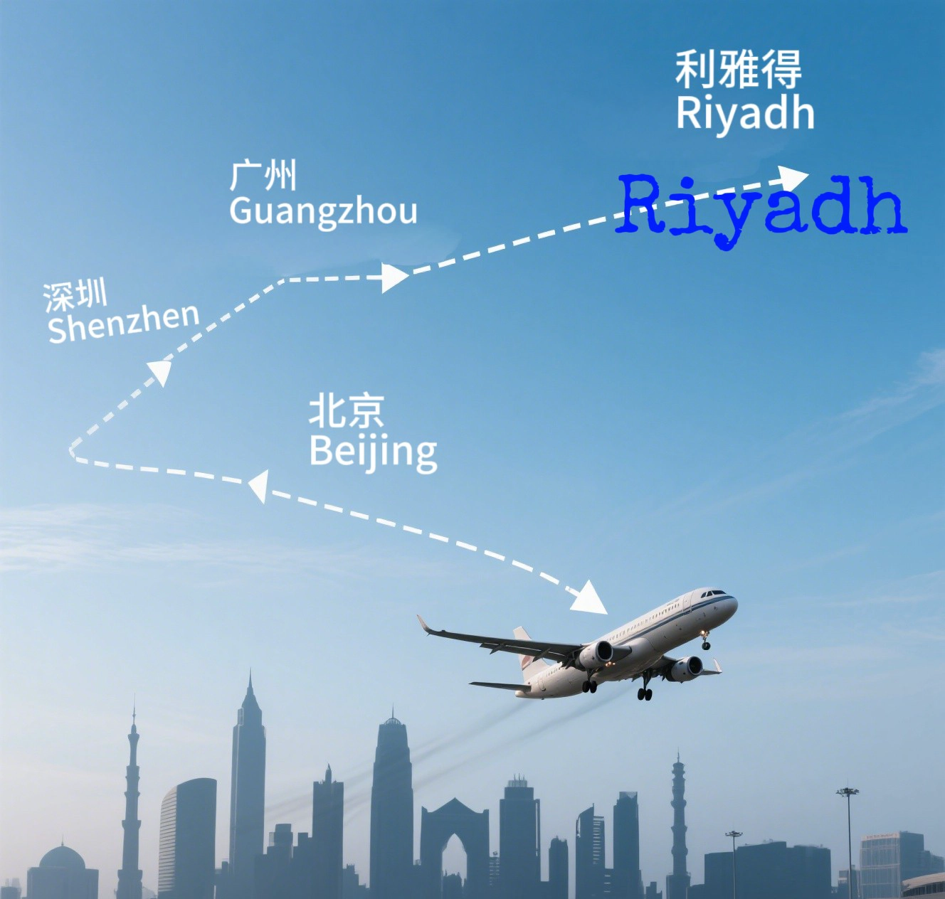 Express Air Freight China to Riyadh Rapid Delivery