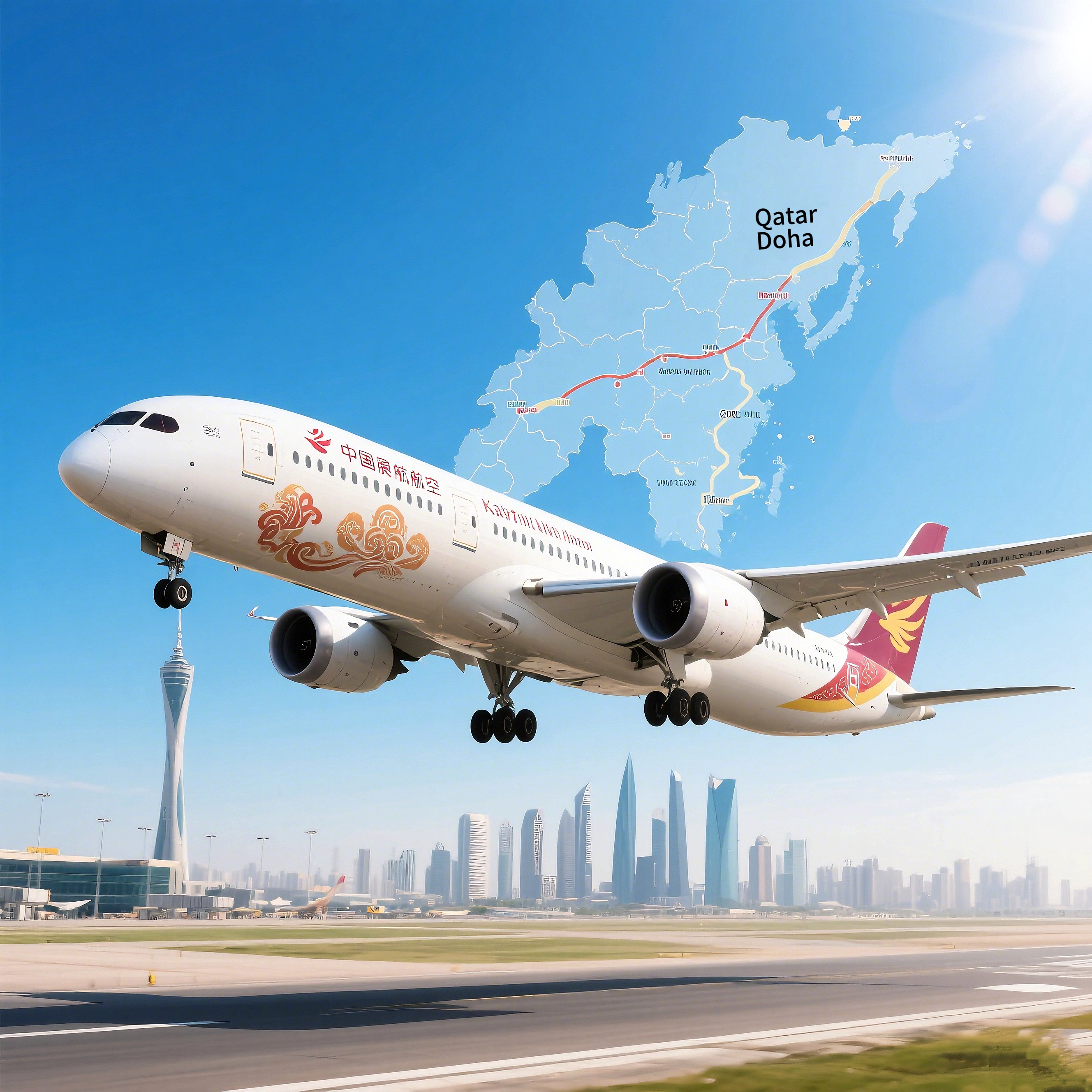 China-Qatar Air Cargo Rush to Doha