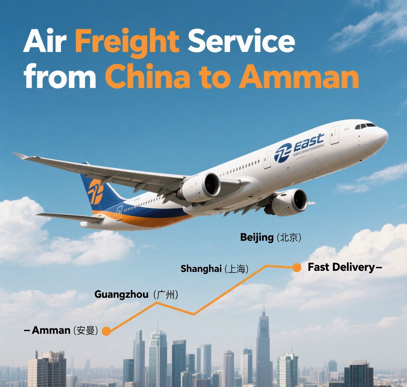 Amman Air Freight Forwarding from China