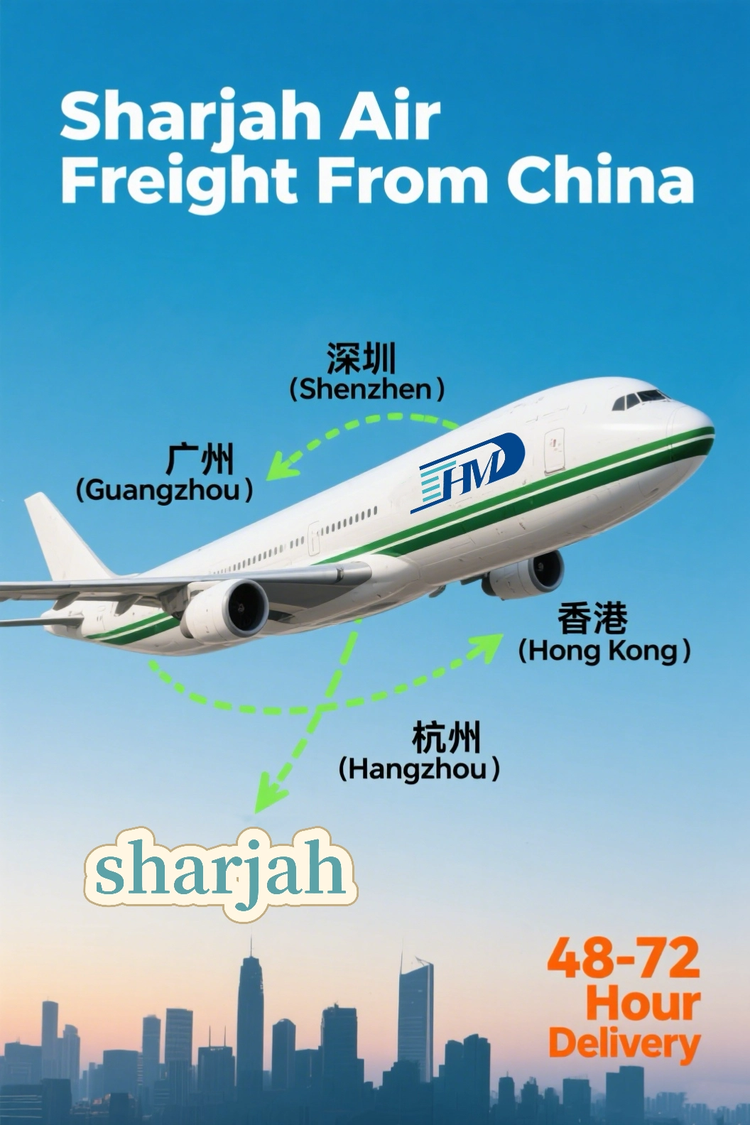 Sharjah Air Freight From China