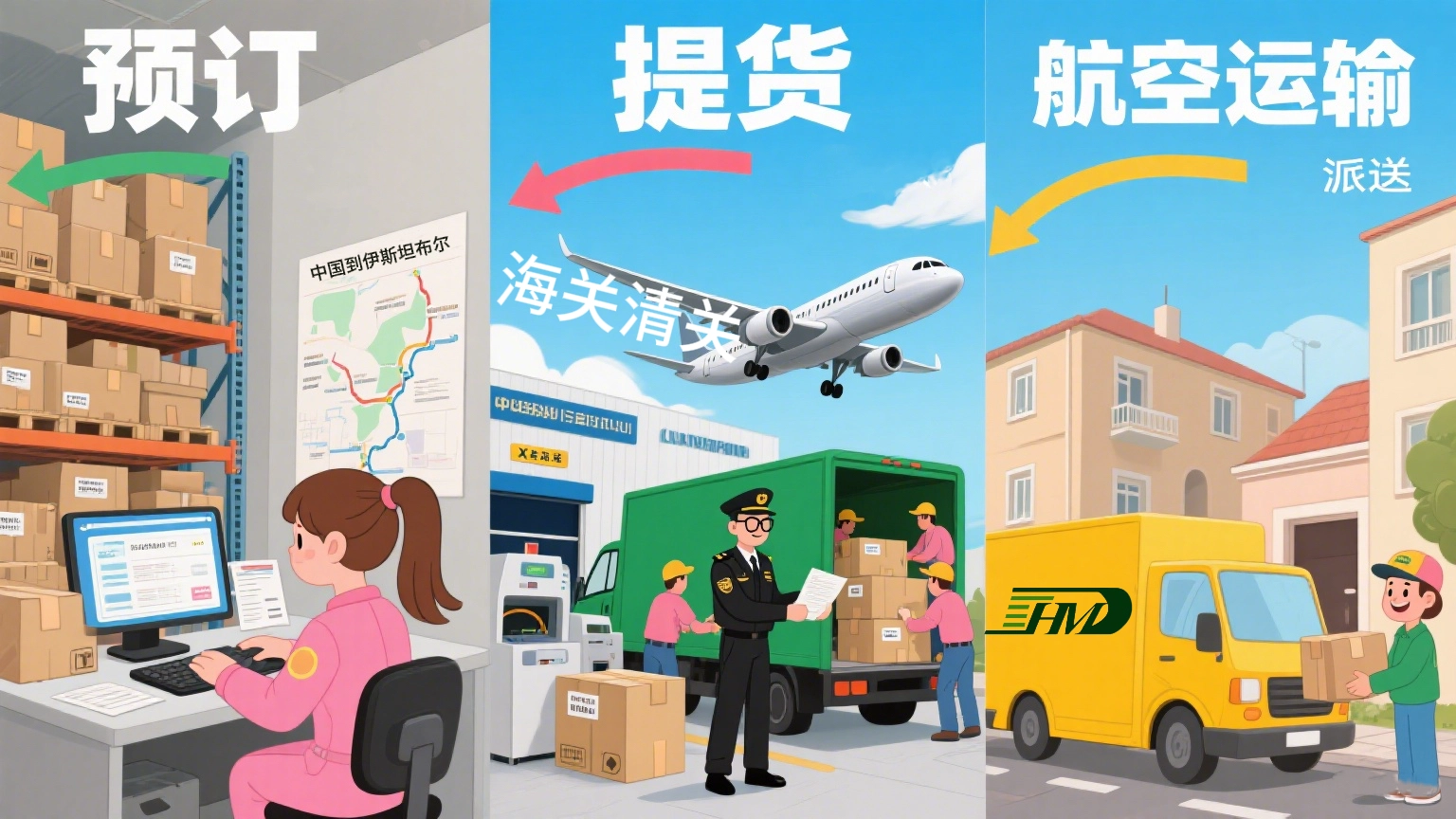 China to Istanbul Air Freight Pass