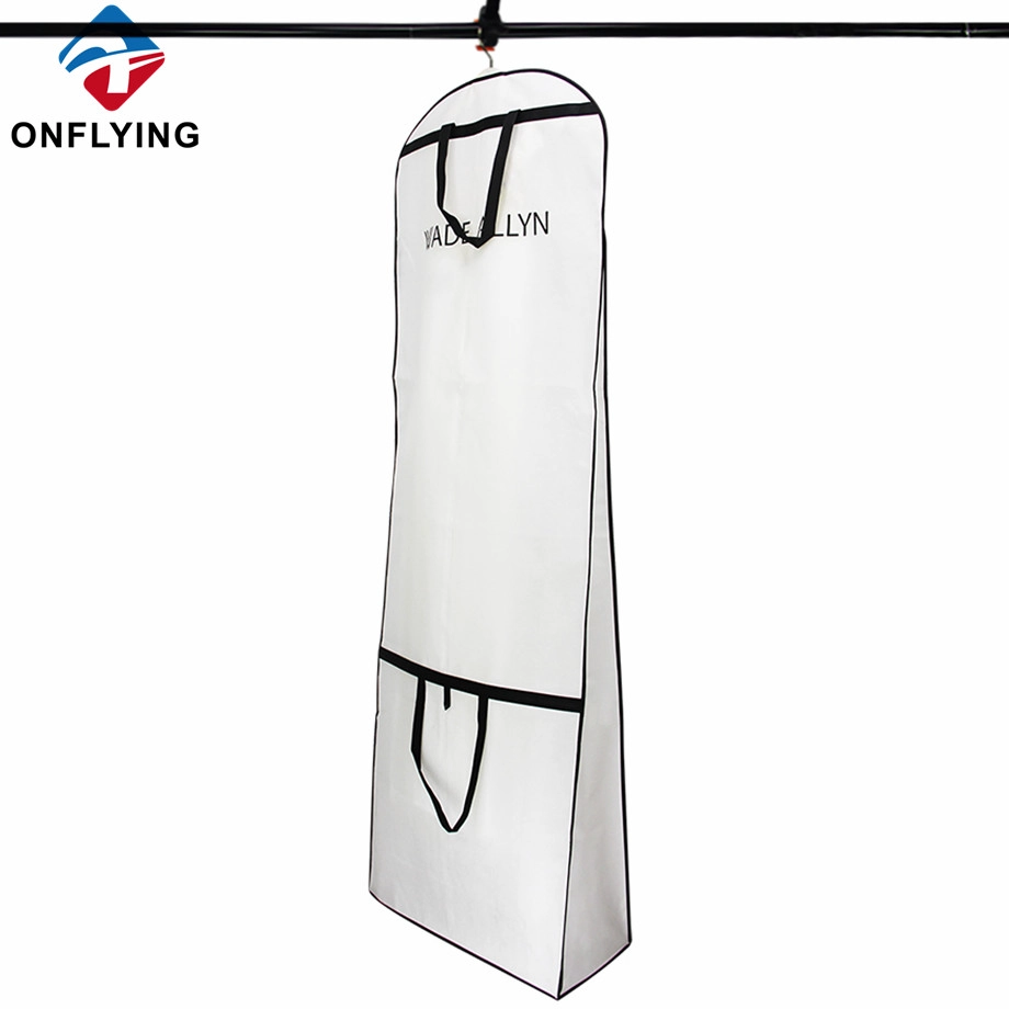 China Large Customized Garment White Non Woven Dress Bags Factory Manufacturer manufacturer