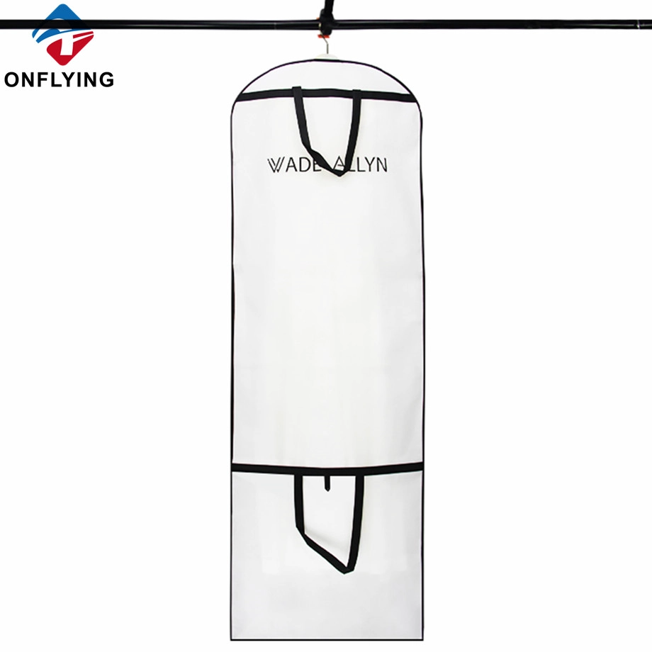 Large Customized Garment White Non Woven Dress Bags Factory Manufacturer
