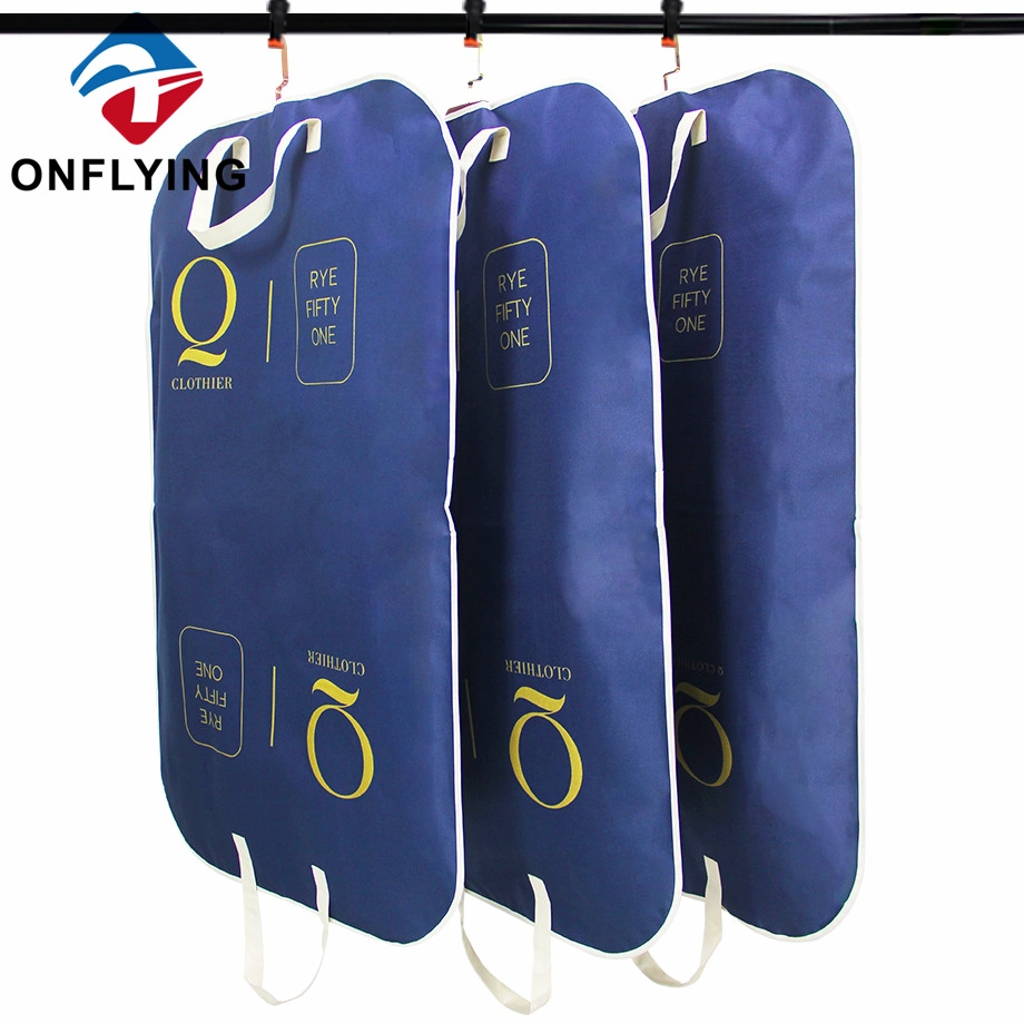 China High Quality Custom Garment Bags Navy Oxford Suit Covers Factory Supplier manufacturer