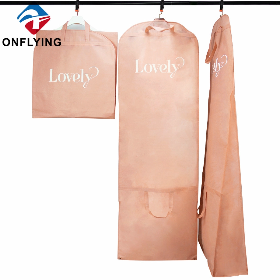 Portable Custom Non Woven Wedding Clothes Bags Factory Manufacturer