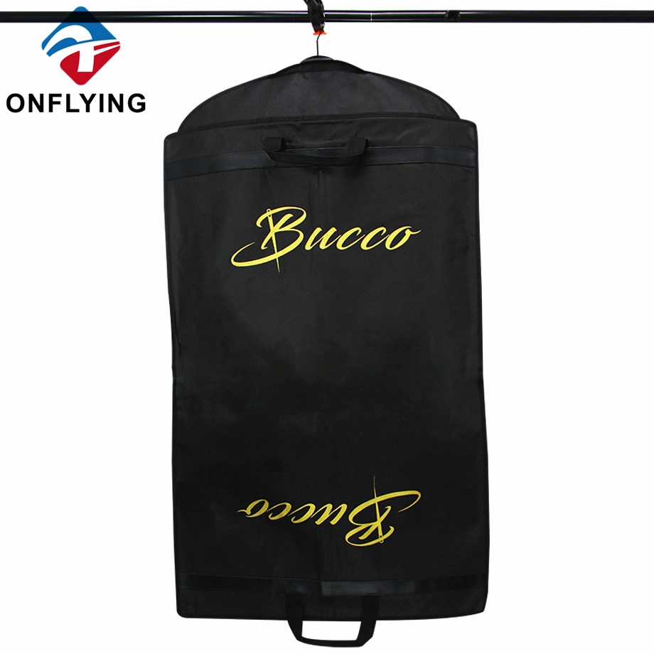 China Foldable Zipper Closure Suit Garment Custom Bag with Logo Factory Manufacturer manufacturer