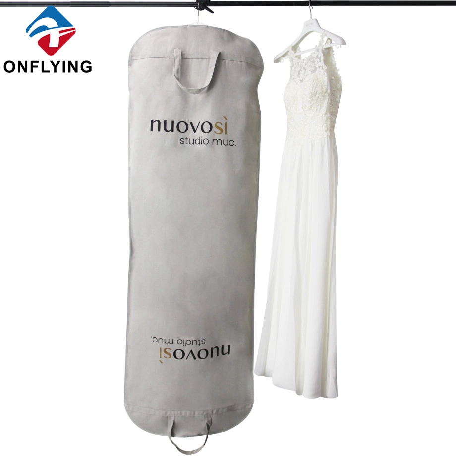 Muslin Custom Clothes Luxury Wedding Dress Cotton Garment Bag Factory Supplier