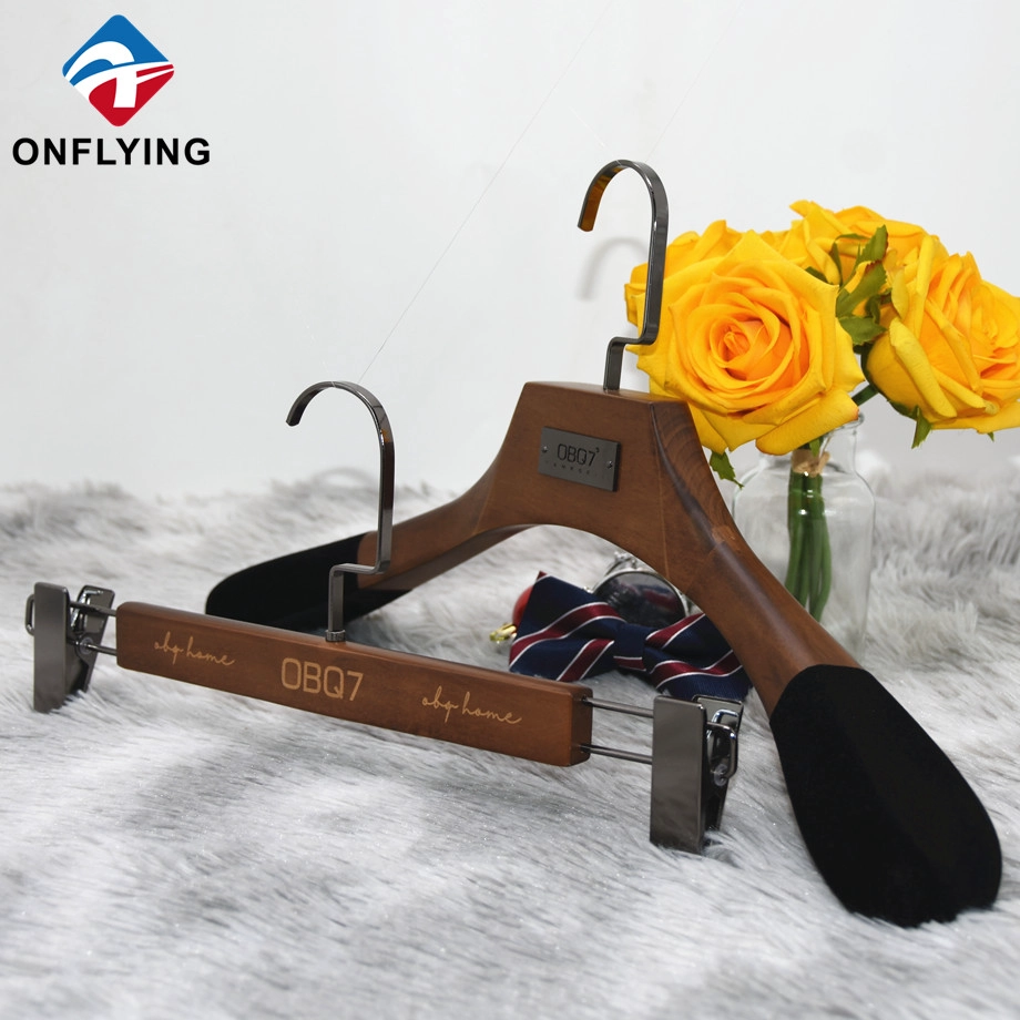 Antique Custom Jacket Pants Clothes Luxury Hangers Factory Supplier