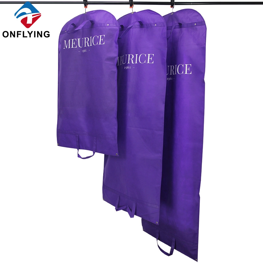Klares PVC -Fenster Langes Hochzeitskleid -Kleidungsstücktaschen Custom Logo Factory China