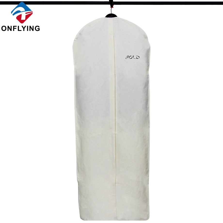 Klares PVC -Fenster Langes Hochzeitskleid -Kleidungsstücktaschen Custom Logo Factory China