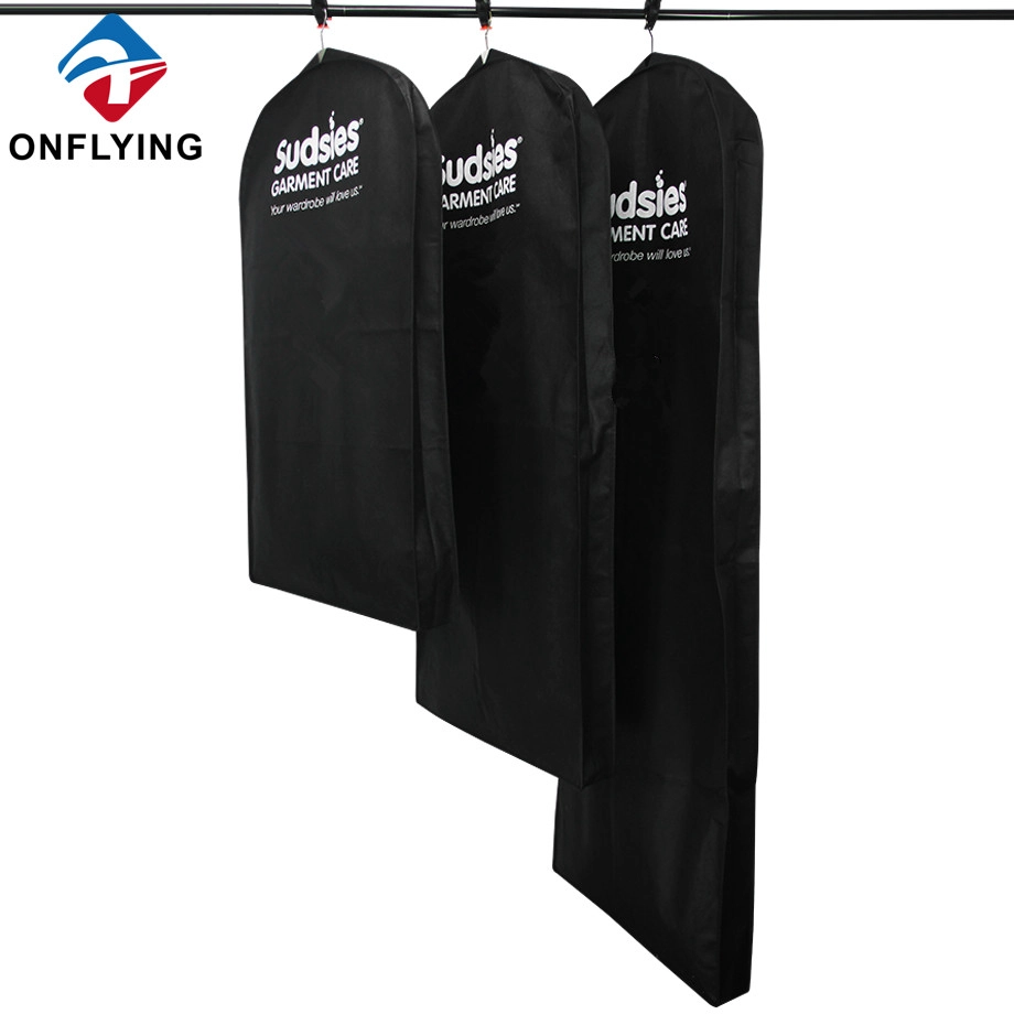 Biodegradable Garment Cover Non Woven Suit Clothes Storage Bag Factory Supplier