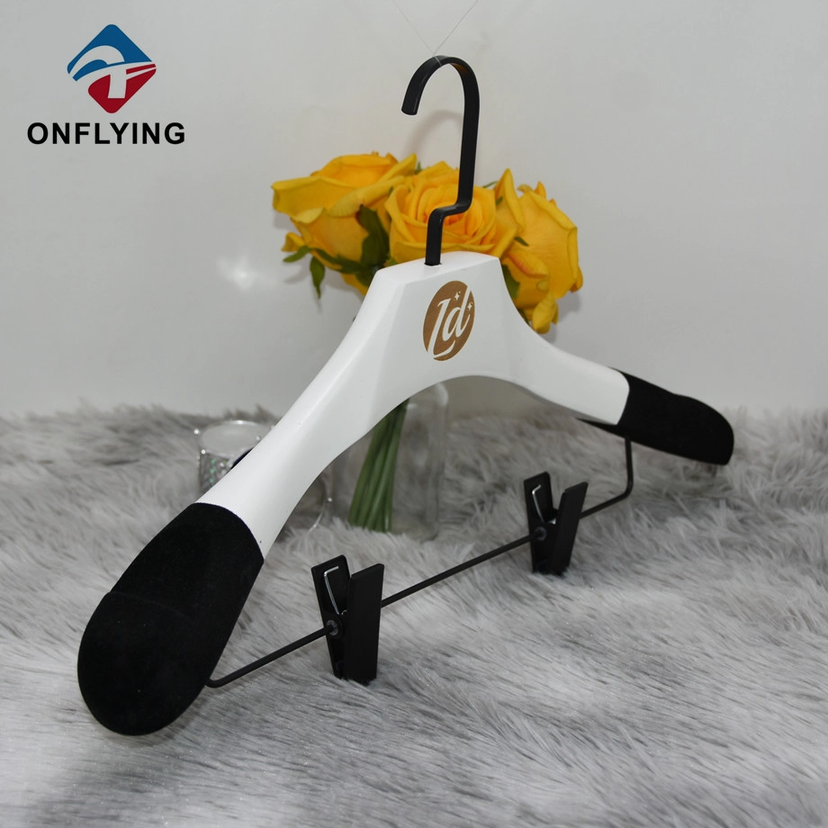 China Matte White Custom Hangers For Clothes China Factory manufacturer