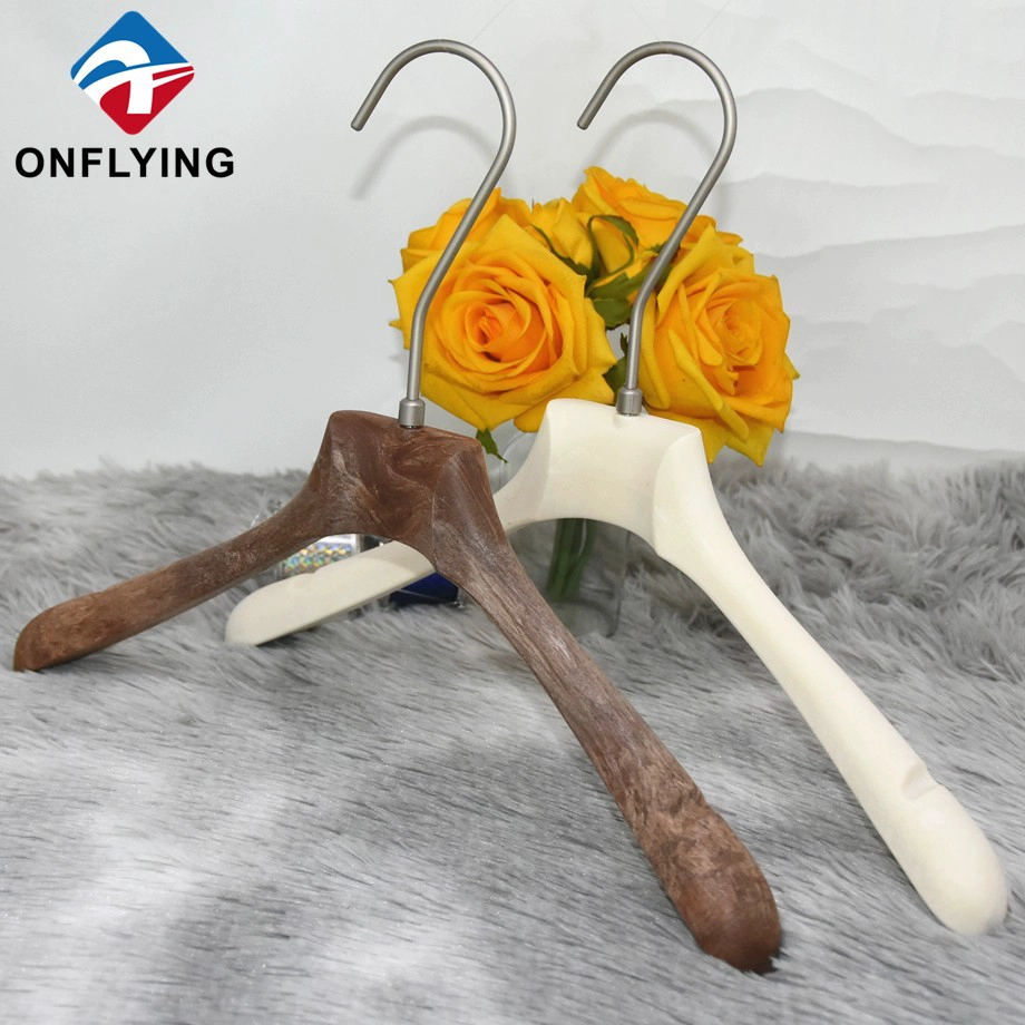Non-slip Antique Custom Dress Shirt Plastic Resin Hangers Factory Supplier
