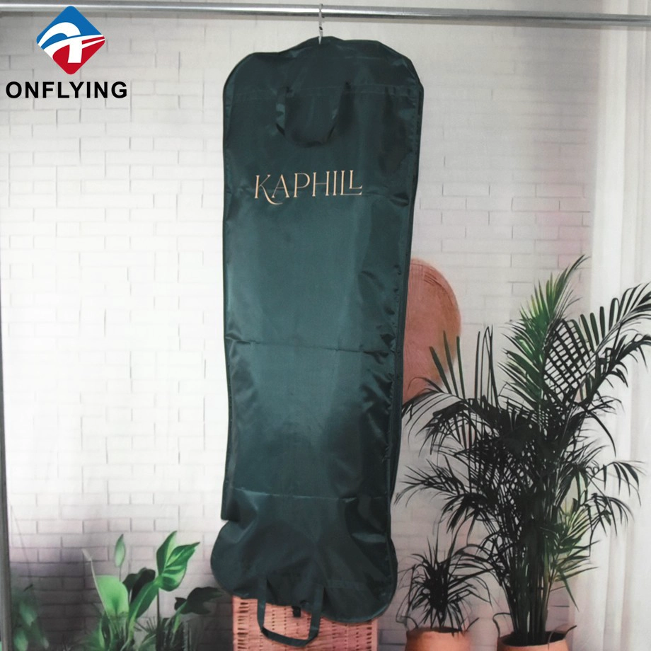 Waterproof Green Garment Dress Dust Cover China Clothes Bag Factory