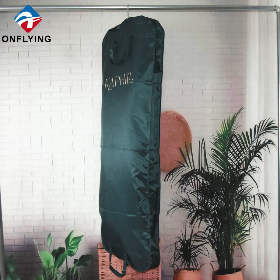 Waterproof Green Garment Dress Dust Cover China Clothes Bag Factory
