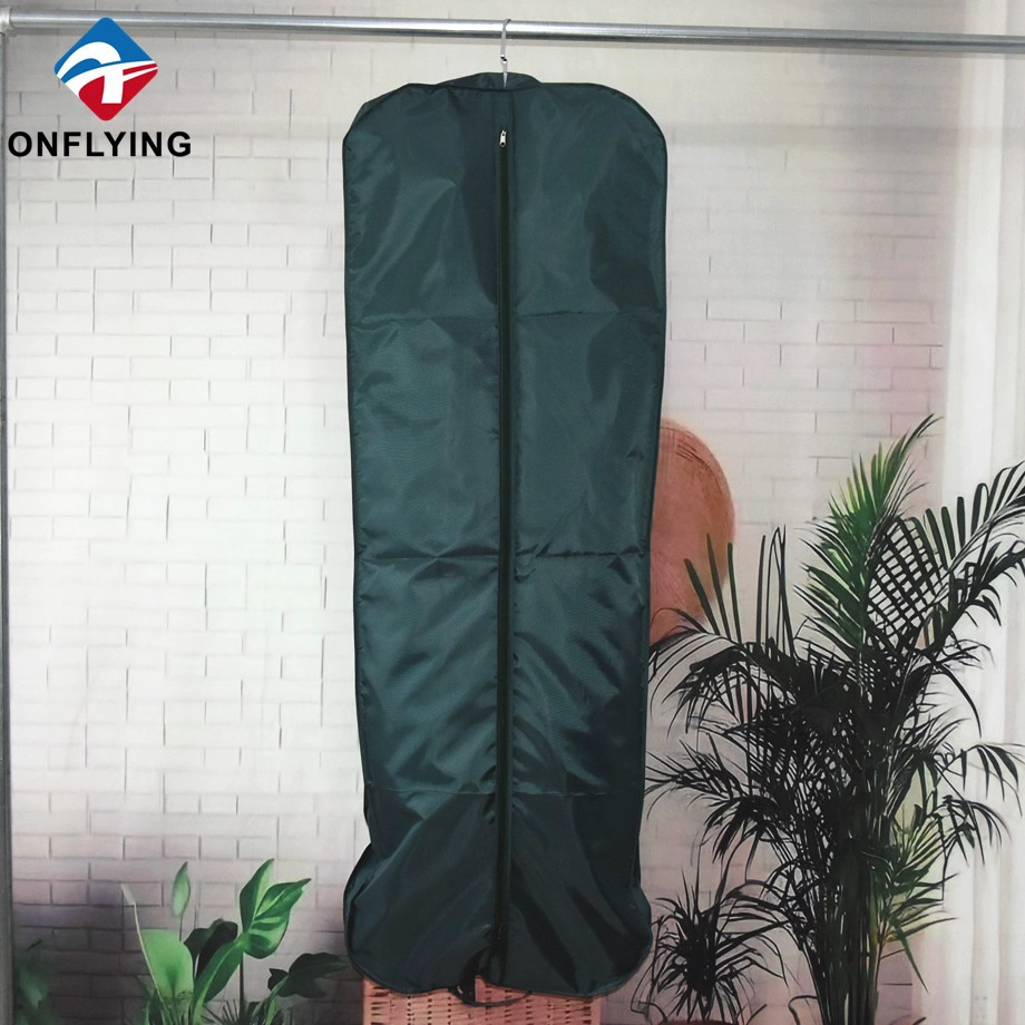 Waterproof Green Garment Dress Dust Cover China Clothes Bag Factory