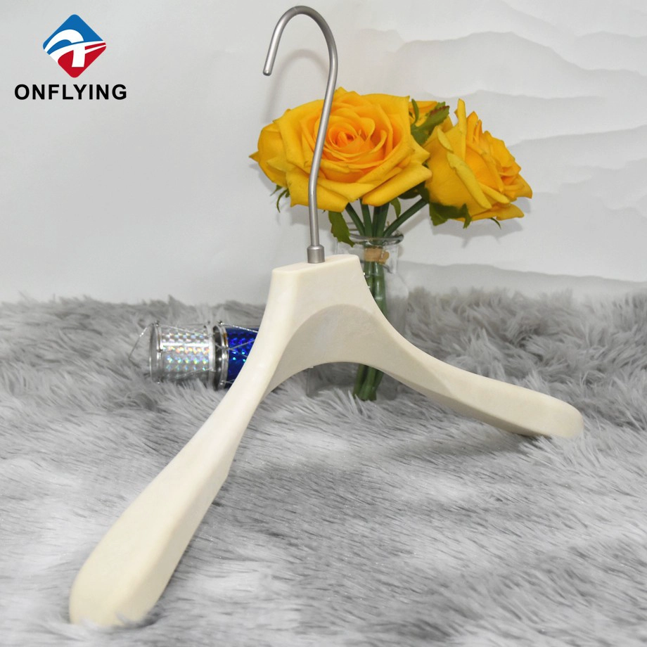 Anti-slip Custom Garment Jacket Plastic Resin Coat Hanger Factory Supplier