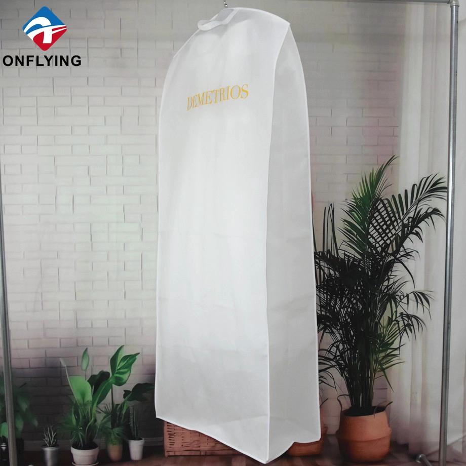 Storage Packaging White Wedding Dust Biodegradable Dress Bags Factory China